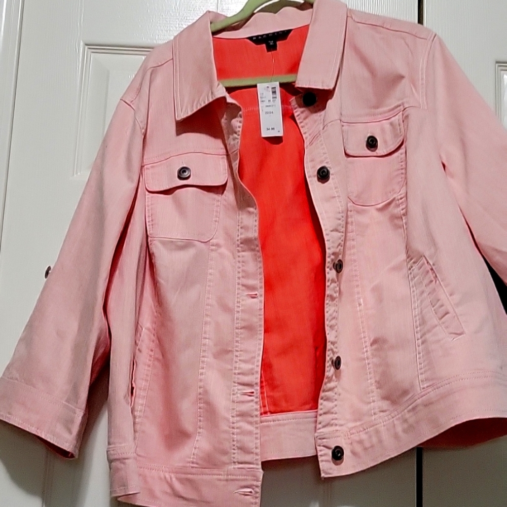 3/4 Peach Jean Jacket 22/24
